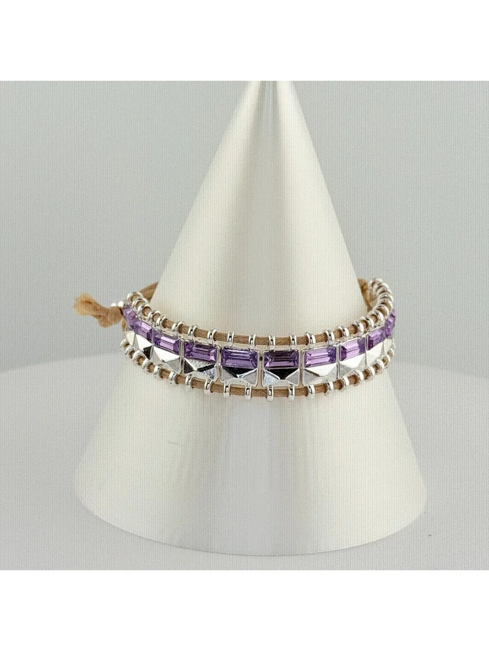 Bomb Party Single Stack Bracelet - on Silver Plating #163